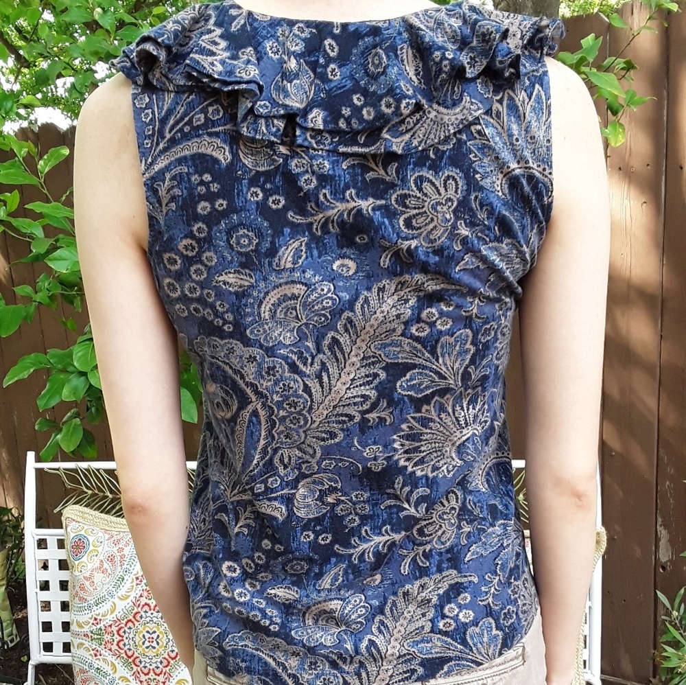 Ralph Lauren Ruffle Top - Picture 4 of 4